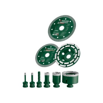 PARKSIDE® Fliesen-Werkzeugkoffer, 9-teilig - B-Ware sehr gut