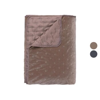 LIVARNO® Velours-Tagesdecke, 220 x 240 cm - B-Ware