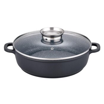 GSW Servierpfanne GOURMET GRANIT,  Ø 28 cm -...