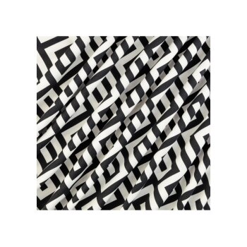 LIVARNO home Bettwäsche, aus Satin, 140 x 200 cm, Grafik/schwarz/weiß - B-Ware sehr gut