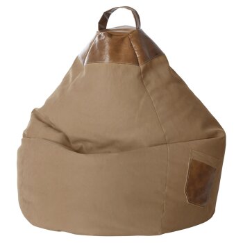 Sitting Point Beanbag Jamie, XXL, 80 x 130 cm, sand -...