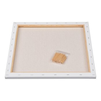 CRELANDO® Leinwand FSC (400 x 400 mm, 2 Stück) - B-Ware sehr gut