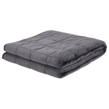 LIVARNO home Gewichtsdecke, 6,5 kg, 140 x 200 cm, grau - B-Ware neuwertig