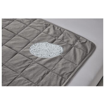 LIVARNO home Gewichtsdecke, 6,5 kg, 140 x 200 cm, grau - B-Ware neuwertig