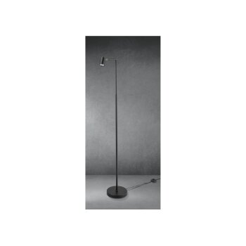 LIVARNO home LED-Stehleuchte, mit neig- und schwenkbarem Kopf (Schwarz) - B-Ware sehr gut