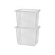 W5 Boxen 20 l mit Deckel, 2er Set - B-Ware sehr gut