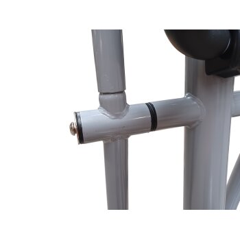 Christopeit Sport EL 5000 Pro Crosstrainer, silber - B-Ware Transportschaden