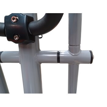 Christopeit Sport EL 5000 Pro Crosstrainer, silber - B-Ware Transportschaden