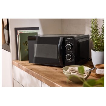 SILVERCREST® Mikrowelle SMW 700 D3, schwarz - B-Ware