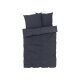 LIVARNO home Bettwäsche, aus Leinen, 220 x 200 cm, schwarz/blau - B-Ware sehr gut