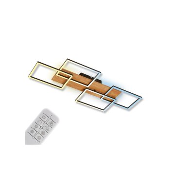 Briloner CCT LED Deckenleuchte mit Backlighteffekt...