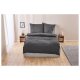 LIVARNO home Satin-Wendebettwäsche, 220 x 200 cm, kariert/anthrazit - B-Ware sehr gut