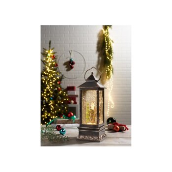 LIVARNO home LED-Laterne mit Schneekugel (Weihnachtsmann) - B-Ware neuwertig