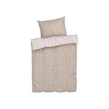 LIVARNO home Bettwäsche, 140 x 200 cm, beige -...