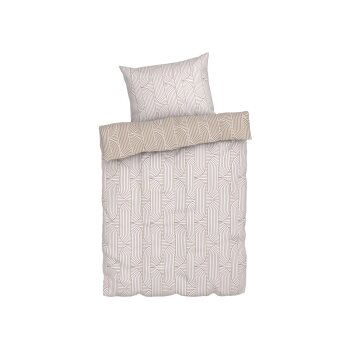 LIVARNO home Bettwäsche, 140 x 200 cm, beige -...