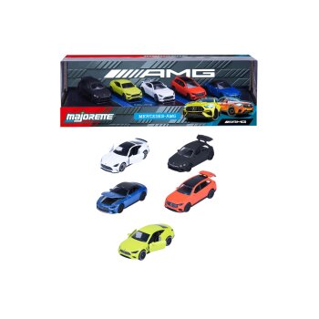 Majorette Spielzeugauto 5 er Geschenkset (Mercedes-AMG) -...