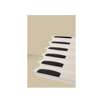 LIVARNO® Stufenmatten-Set, 15-teilig, 26 x 65 cm (Anthrazit) - B-Ware neuwertig