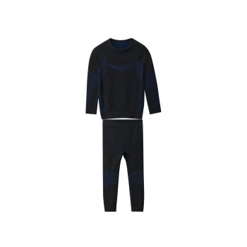 lupilu® Kinder-Seamless-Funktionsunterwäsche, 2-teilig (Schwarz, 110/116) - B-Ware neuwertig