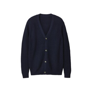 esmara Men Strickcardigan (Blau, L (52/54)) - B-Ware...