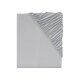 LIVARNO home Jersey-Viskose-Spannbettlaken, 90-100 x 200 cm, hellgrau - B-Ware neuwertig