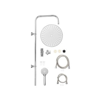 LIVARNO® Überkopfbrauseset XXL (Chrom) - B-Ware sehr gut
