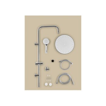 LIVARNO® Überkopfbrauseset XXL (Chrom) - B-Ware sehr gut