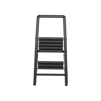 Wenko Haushaltsleiter Compact, 2-stufig, dunkelgrau -...