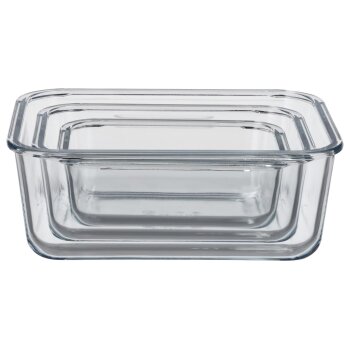 SILVERCREST® Frischhaltedosen-Set, 3 Stück (Rechteckig) - B-Ware sehr gut