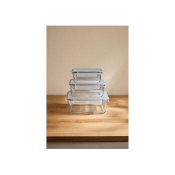 SILVERCREST® Frischhaltedosen-Set, 3 Stück (Rechteckig) - B-Ware sehr gut