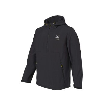 CRIVIT Herren Softshelljacke, wasserabweisendes Obermaterial (Schwarz, L (52/54)) - B-Ware neuwertig