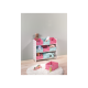 LIVARNO home Aufbewahrungsregal mit 9 herausnehmbaren Textilboxen (Rosa) - B-Ware Transportschaden Kosmetisch