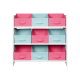 LIVARNO home Aufbewahrungsregal mit 9 herausnehmbaren Textilboxen (Rosa) - B-Ware Transportschaden Kosmetisch
