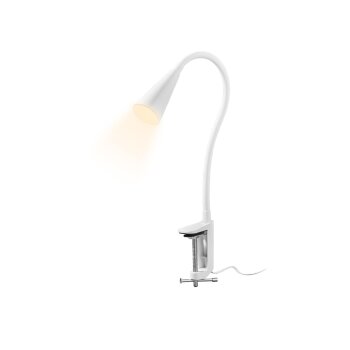 LIVARNO® LED-Klemmleuchte »FREYA« (LED-Klemmstrahler, Weiß) - B-Ware sehr gut
