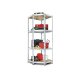 PARKSIDE® Eck-Schwerlastregal, mit 4 Böden, 70x70x180x40 cm, verzinkt - B-Ware gut