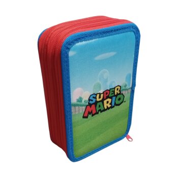 UNDERCOVER Tripledecker, gefülltes Schüleretui, Super Mario - B-Ware sehr gut
