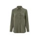 esmara® Damen Bluse, mit Seitenschlitzen (Khaki, 42) - B-Ware neuwertig