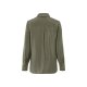 esmara® Damen Bluse, mit Seitenschlitzen (Khaki, 42) - B-Ware neuwertig