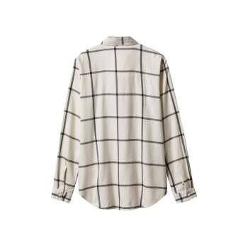 esmara® Damen Flanellhemd (Beige, S(36/38)) - B-Ware neuwertig