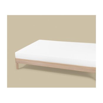 LIVARNO® Jersey-Spannbettlaken, 140-160 x 200 cm (Weiß) - B-Ware neuwertig