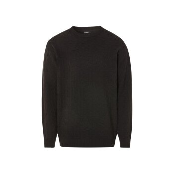LIVERGY® Herren Strickpullover, leger geschnitten (Schwarz, M(48/50)) - B-Ware neuwertig