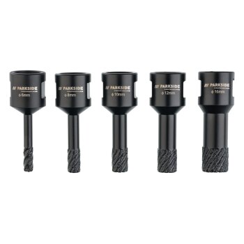 PARKSIDE PERFORMANCE® Diamant-Bohrkronen / Diamant-Bohrkrone, 5 Stück / 4 Stück / 2 Stück / 1 Stück - B-Ware