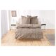 LIVARNO home Bettwäsche, aus Feinbiber, 260 x 240 cm, kariert/braun - B-Ware sehr gut