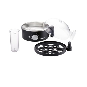 SILVERCREST® KITCHEN TOOLS Eierkocher SEK 450 A1, schwarz - B-Ware Transportschaden Kosmetisch