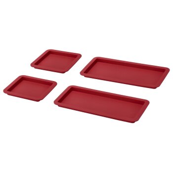 SILVERCREST® Silikon-Riegelformen-Set / Brotbackform / Backmatten-Set, für maximale Antihaftwirkung ohne Einfetten (Backmatte 4er Set) - B-Ware sehr gut