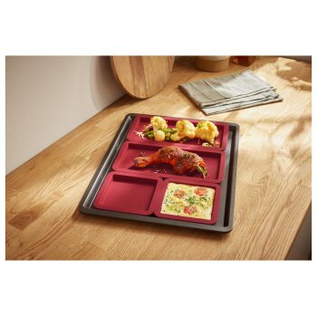 SILVERCREST® Silikon-Riegelformen-Set / Brotbackform / Backmatten-Set, für maximale Antihaftwirkung ohne Einfetten (Backmatte 4er Set) - B-Ware sehr gut