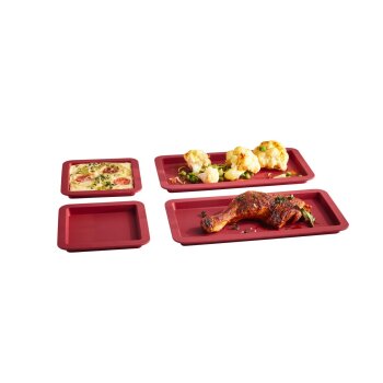 SILVERCREST® Silikon-Riegelformen-Set / Brotbackform / Backmatten-Set, für maximale Antihaftwirkung ohne Einfetten (Backmatte 4er Set) - B-Ware sehr gut