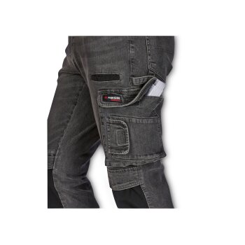 PARKSIDE PERFORMANCE® Herren Jeans im Workwear Style (grau, 58(42/32)) - B-Ware neuwertig