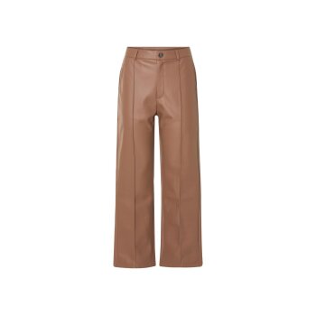 esmara® Damen Wide-Leg-Hose (Braun, 36) - B-Ware neuwertig
