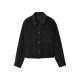 esmara® Cord-Overshirt, für Damen, S, schwarz - B-Ware neuwertig