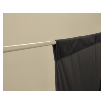 LIVARNO® 2er Set Samt-Vorhänge, blickdicht, 135 x 254 cm, grau - B-Ware neuwertig